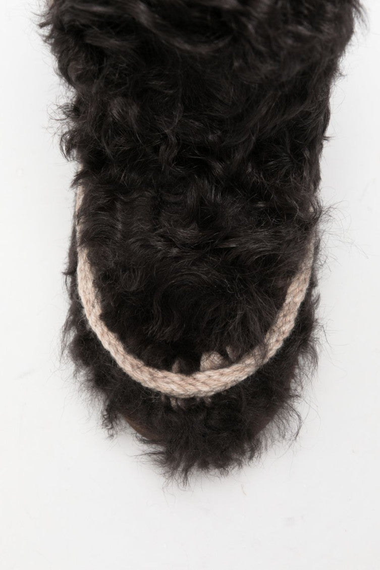 Black Textured Eskimo-24 Boots 3