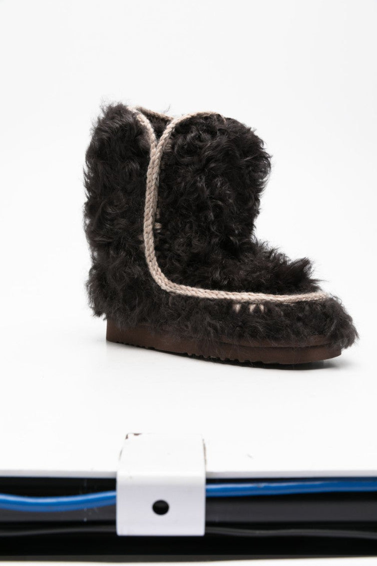 Black Textured Eskimo-24 Boots 4