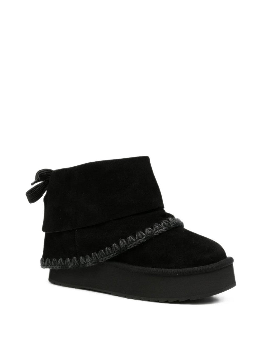 Black Eskimo Platform Boots 3