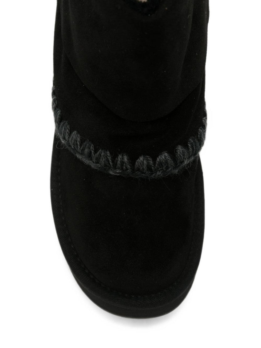 Black Eskimo Platform Boots 4