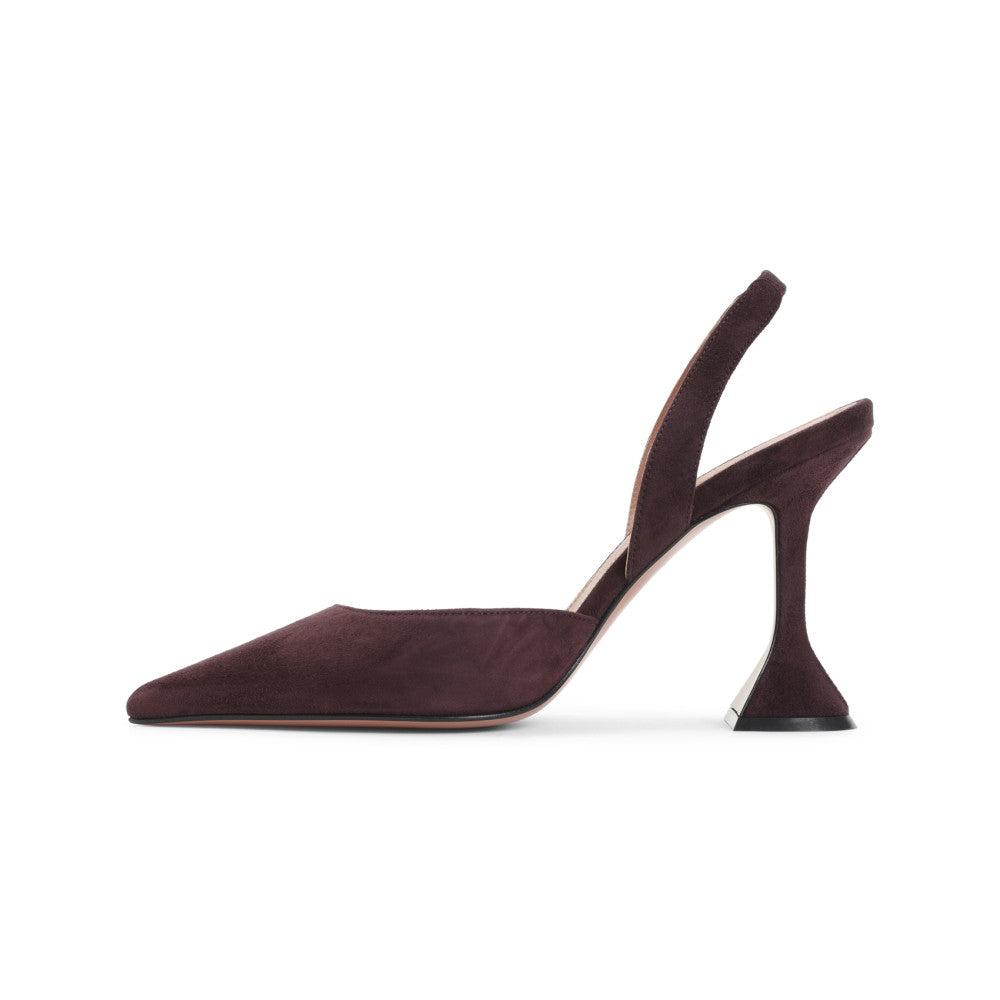 Burgundy Slingback Pumps 2