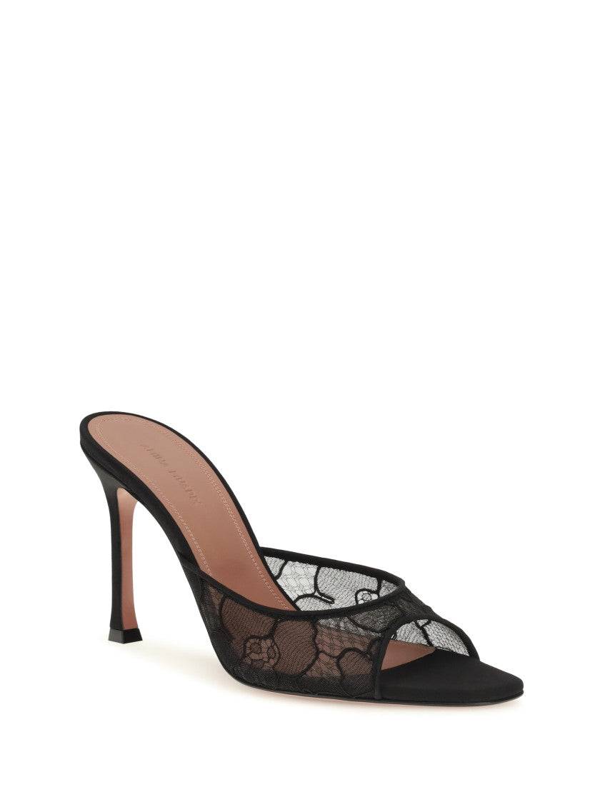 Black Lace Alexa Heels 2