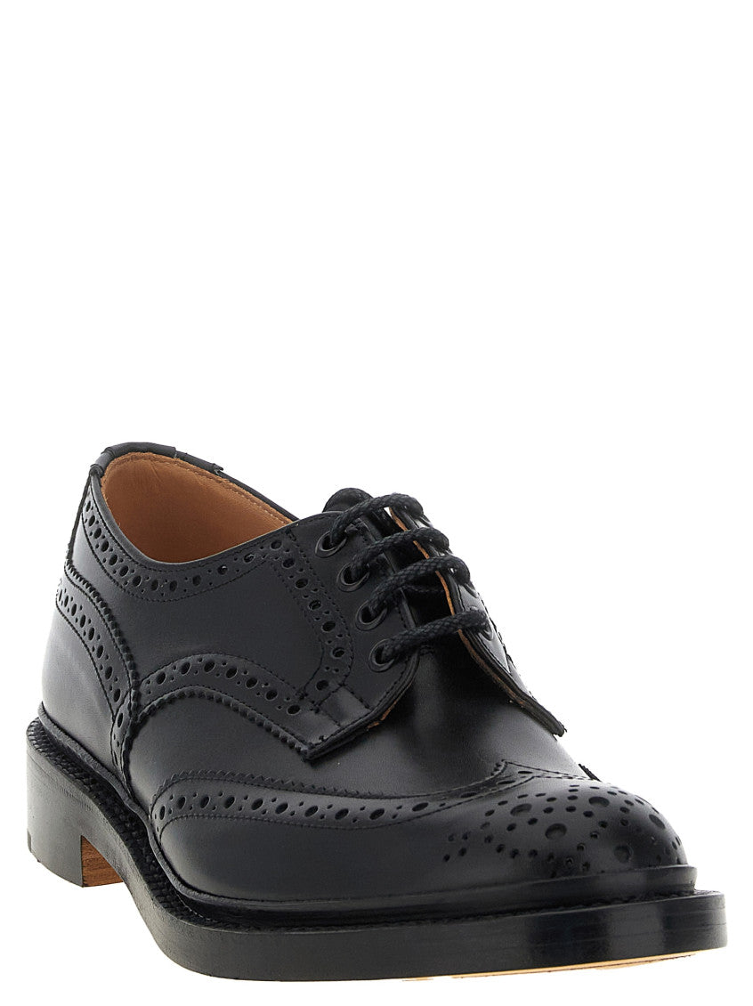 Black Bourton Lace Up Shoes 2