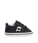 Babies Black Graphic Sneakers 1