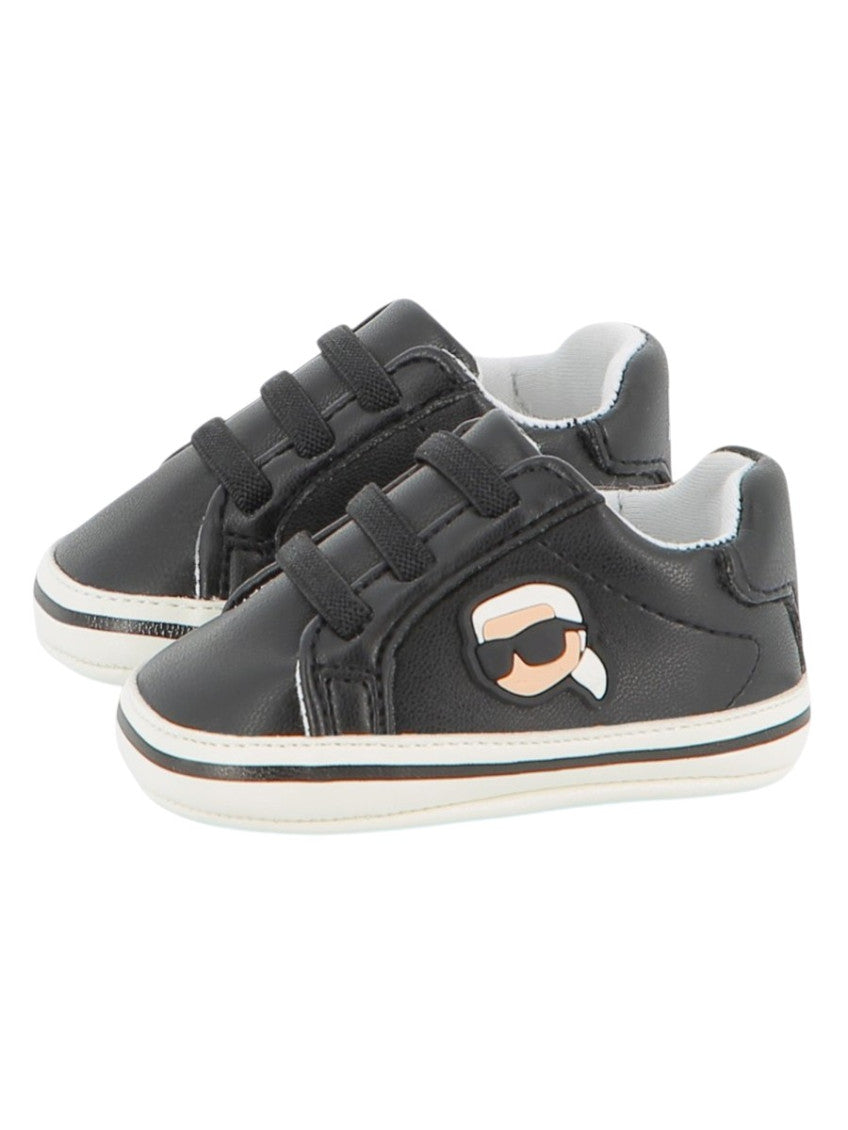 Babies Black Graphic Sneakers 2