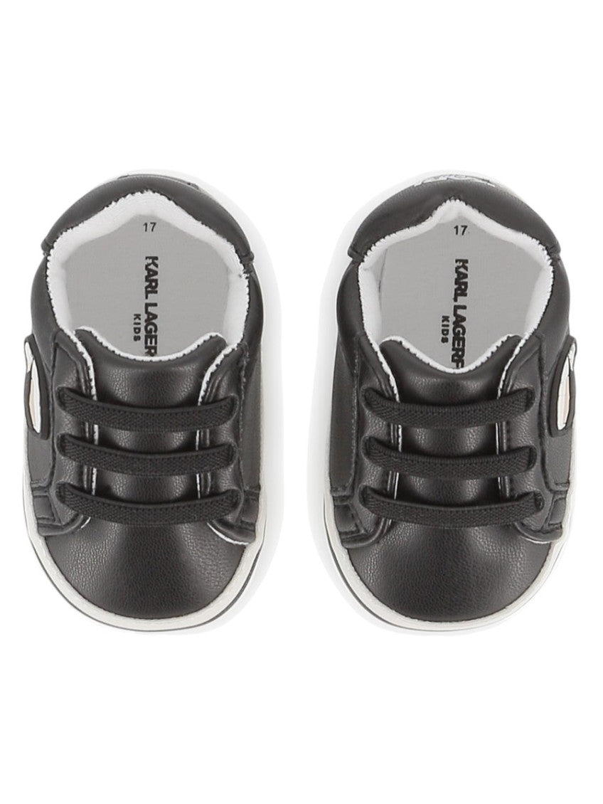 Babies Black Graphic Sneakers 3