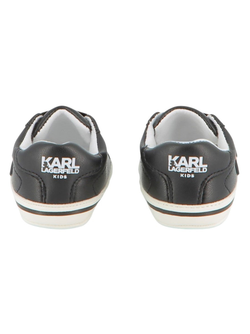 Babies Black Graphic Sneakers 5