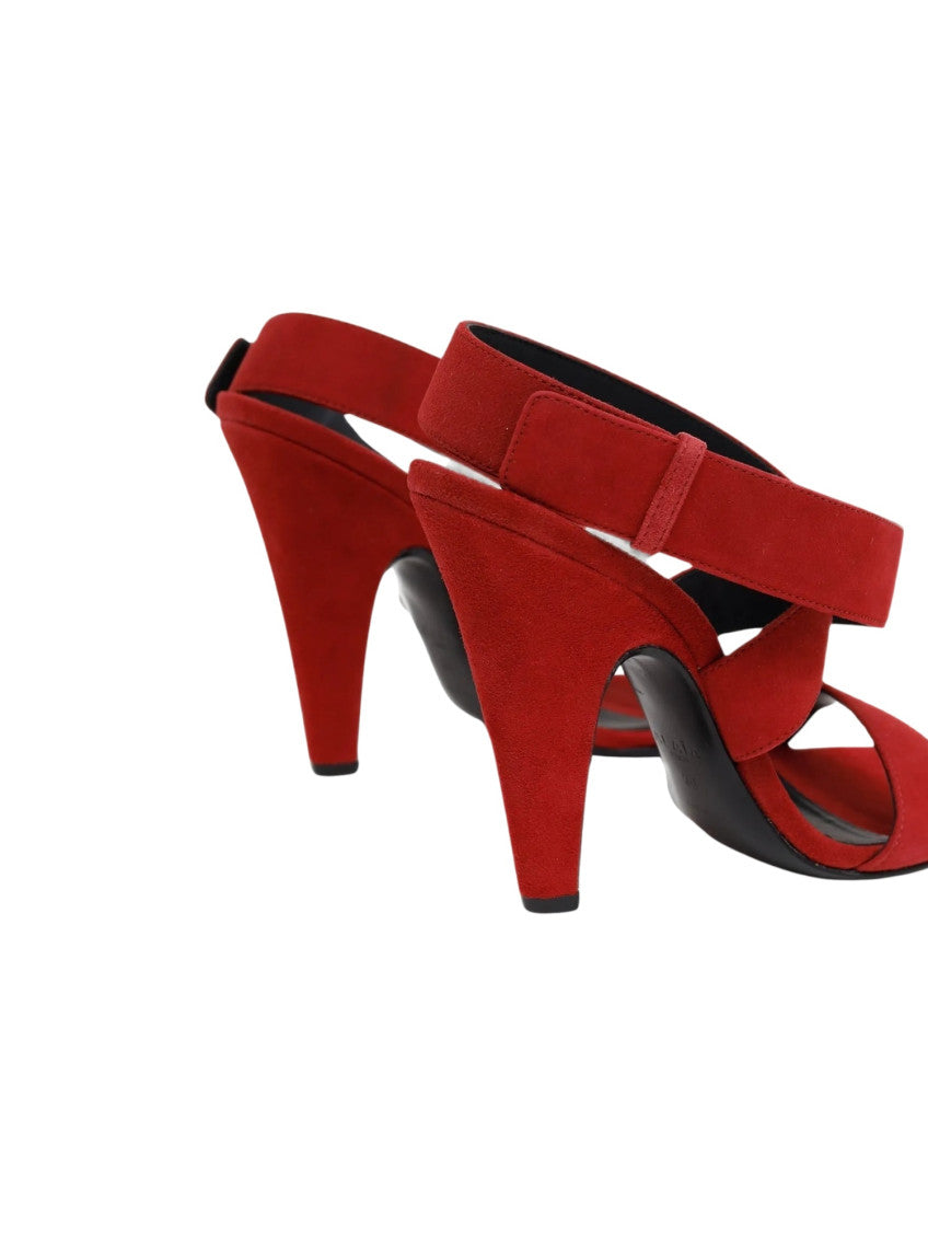 Red Crisscross Heels 3