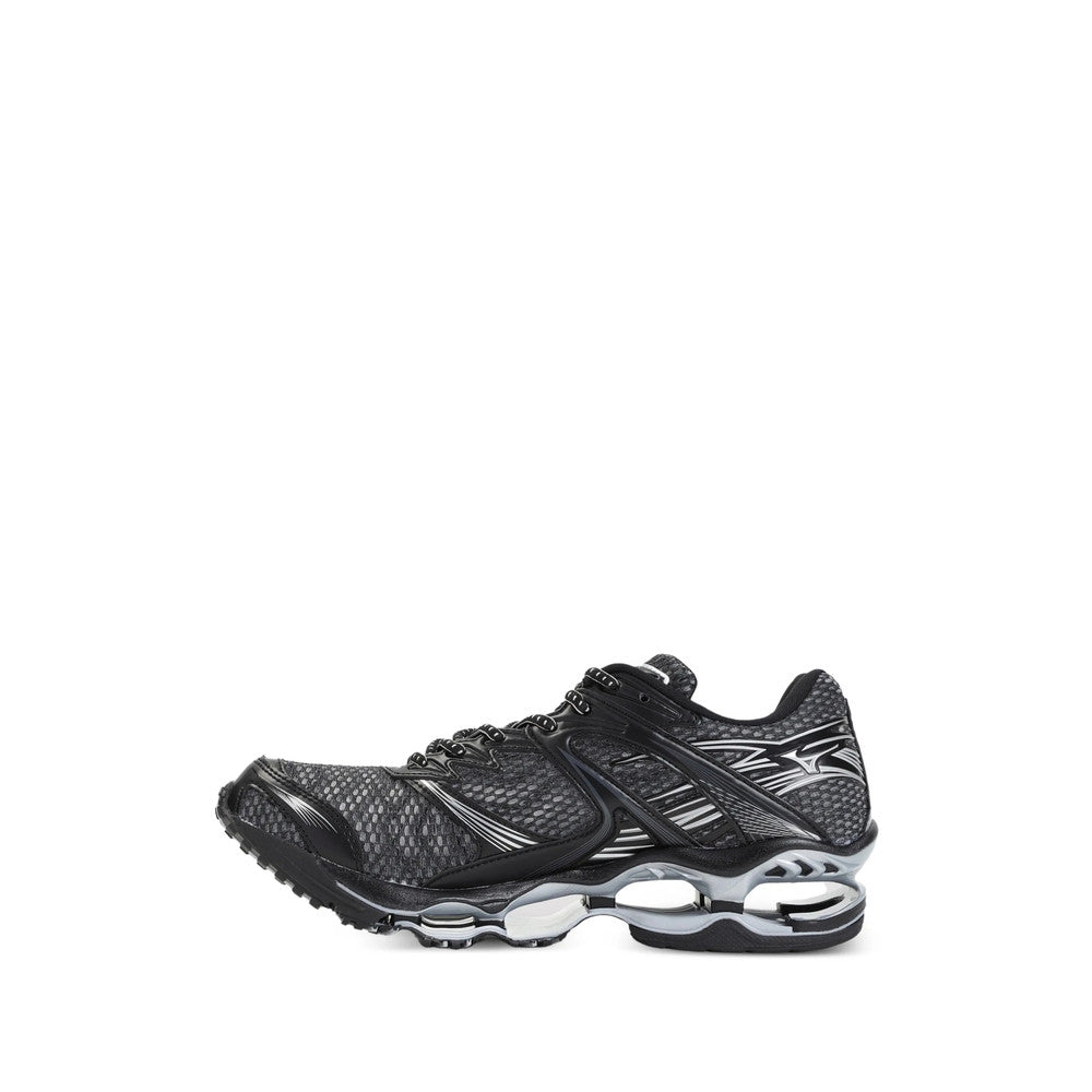 Black Graphic Wave Prophecy Sneakers 3
