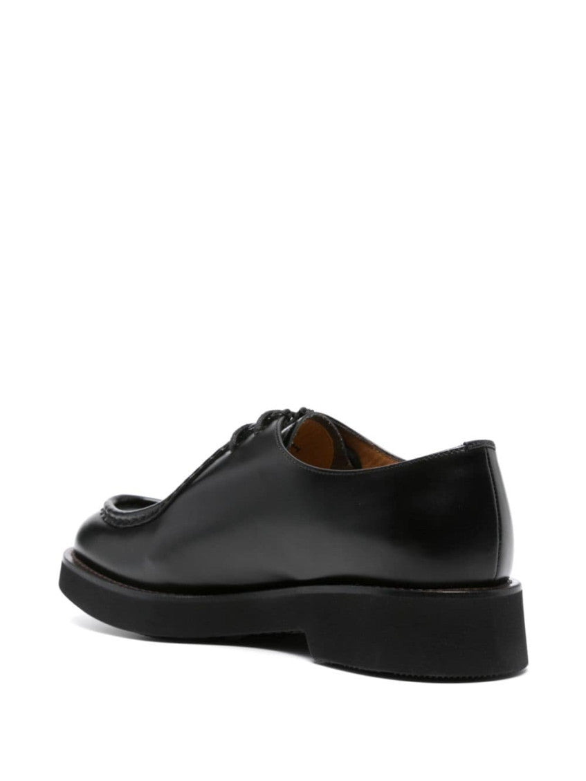 Black Leather Lace Up Shoe 2