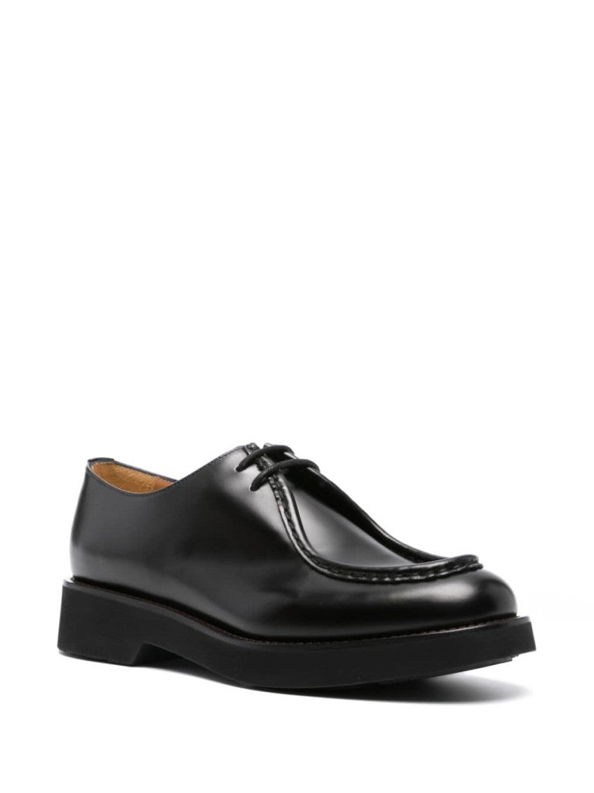 Black Leather Lace Up Shoe 4