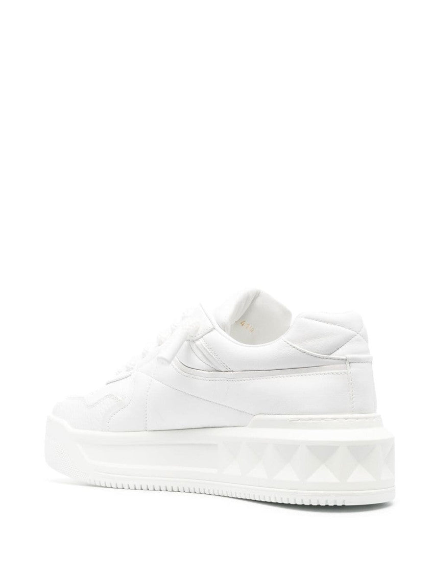 White One Stud Sneakers 4
