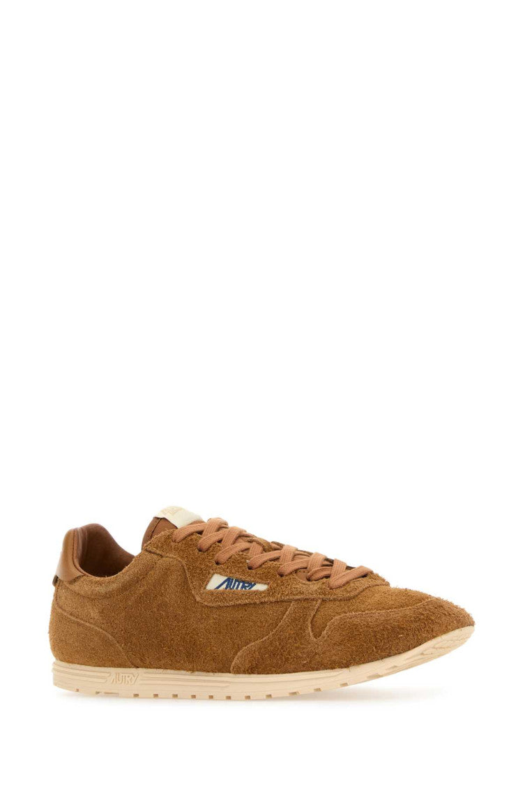 Brown Suede Windspin Sneakers 2