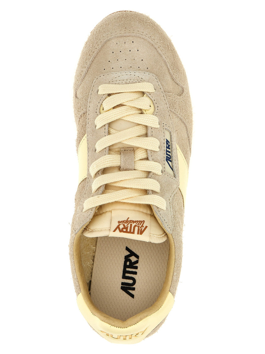 Beige Logo Sneakers 4