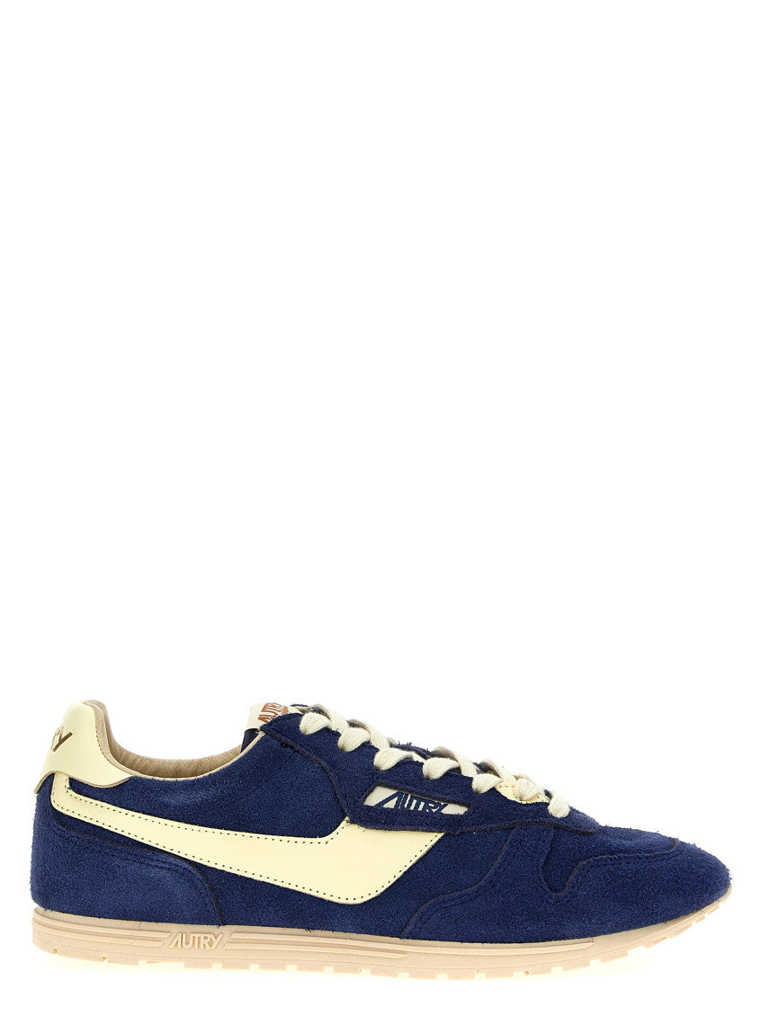 Navy Blue Windspin Sneakers 1