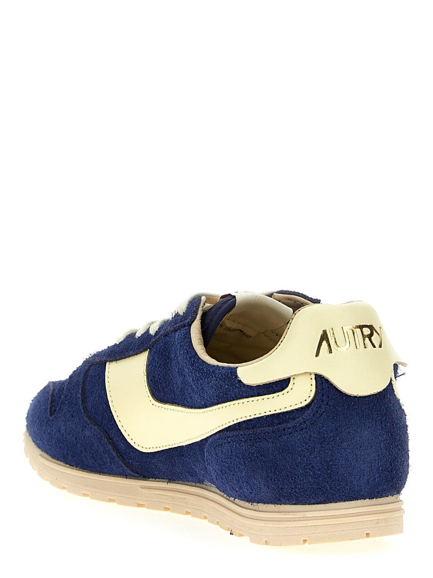 Navy Blue Windspin Sneakers 3