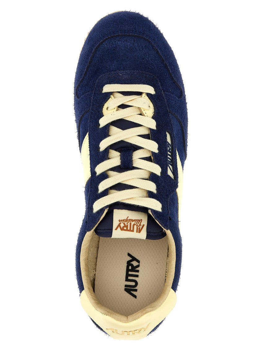 Navy Blue Windspin Sneakers 4
