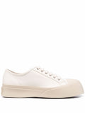White Lace Up Sneakers 1