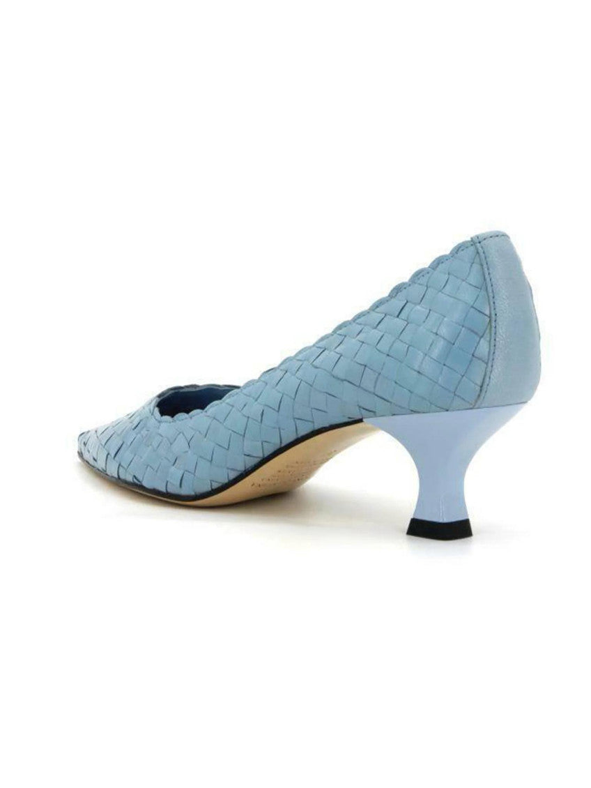 Blue Pointed Toe Pumps 3