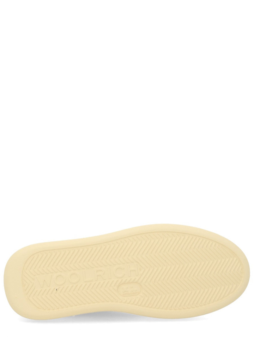 Beige Solid Pelle Sneakers 6