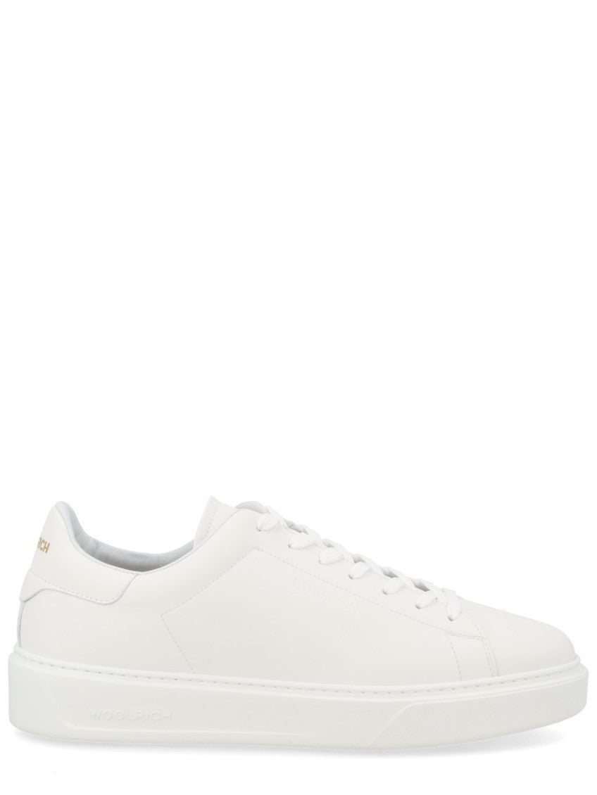 White Classic Court Sneakers 1