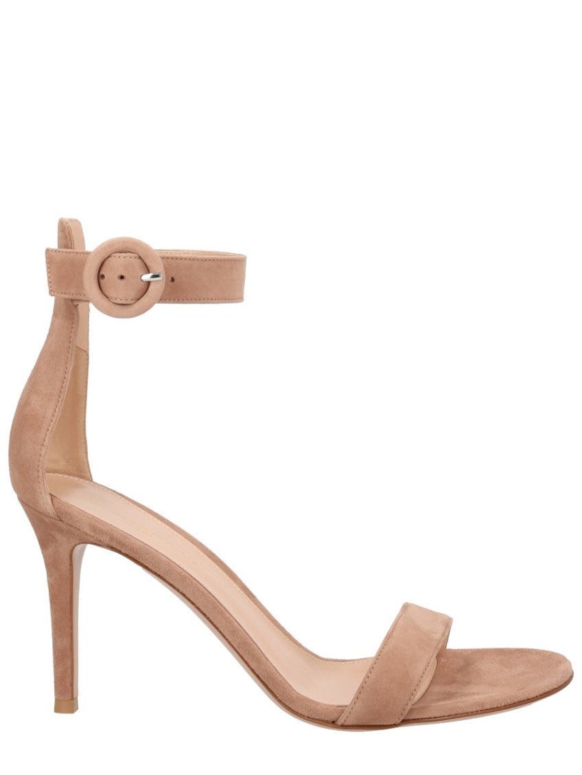 Beige Ankle-strap Heels 1