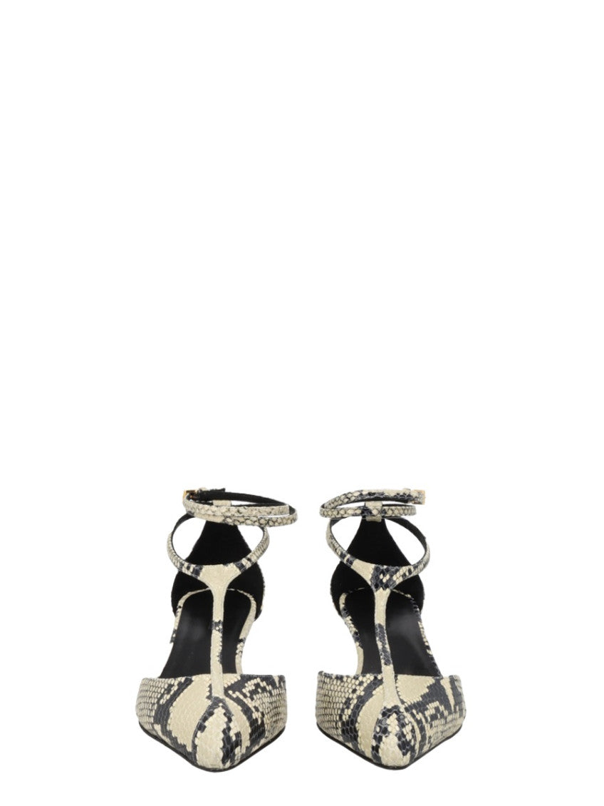 Multi Color Ankle-strap Pumps 3