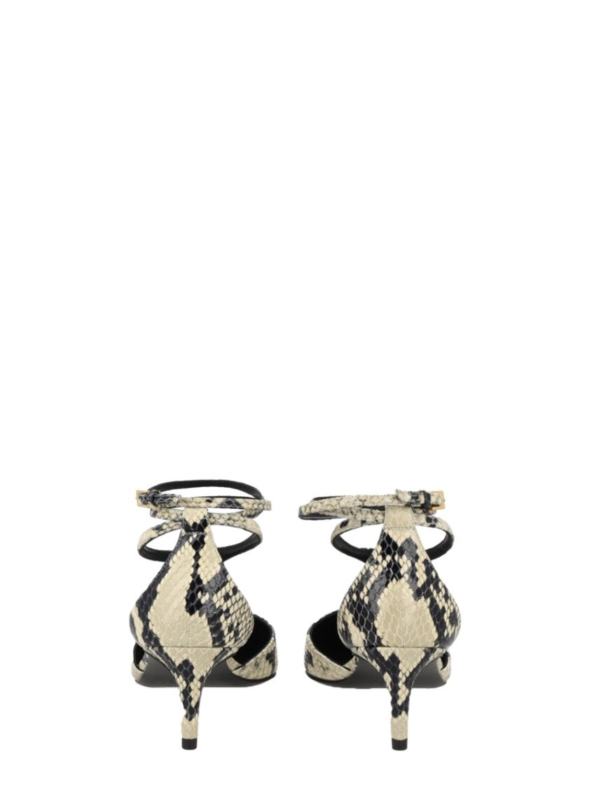 Multi Color Ankle-strap Pumps 4