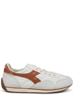White Color Block Sneakers 1