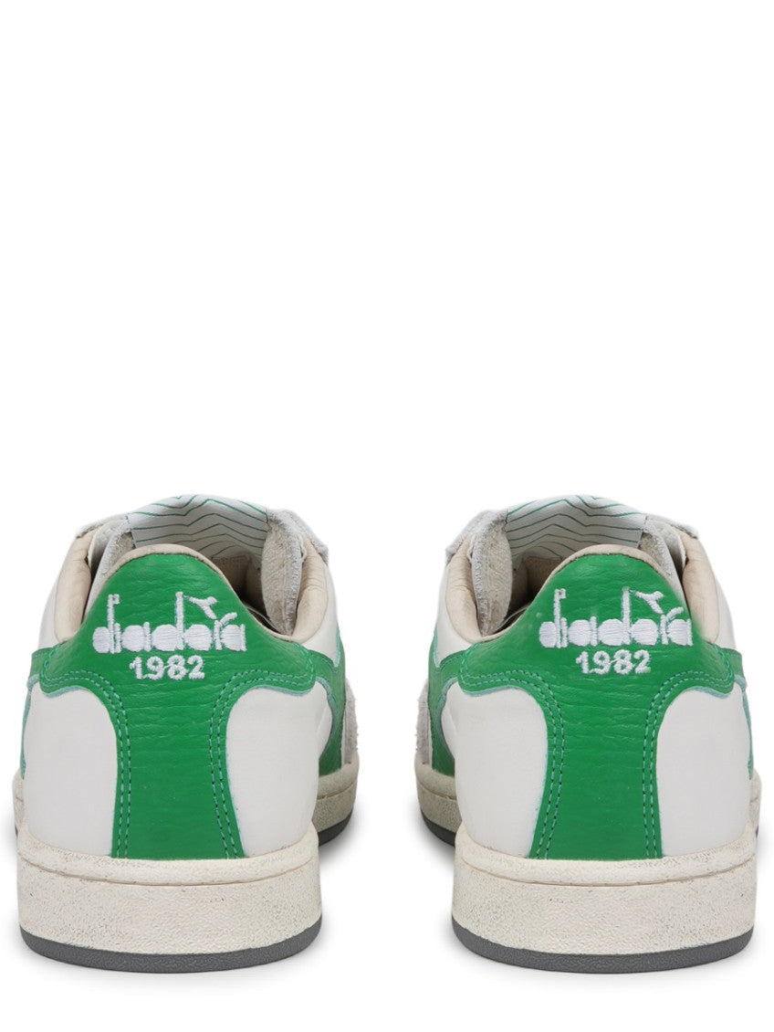 White Color Block Sneakers 4