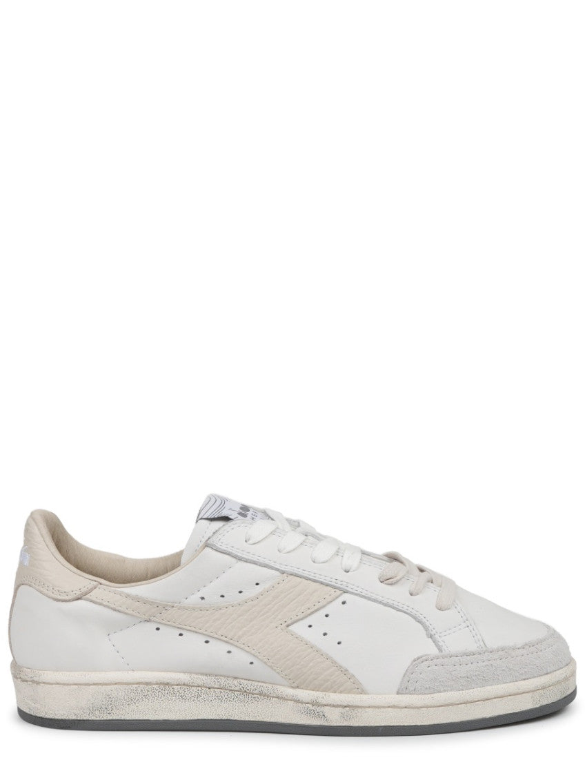 White Leather Sneakers 1