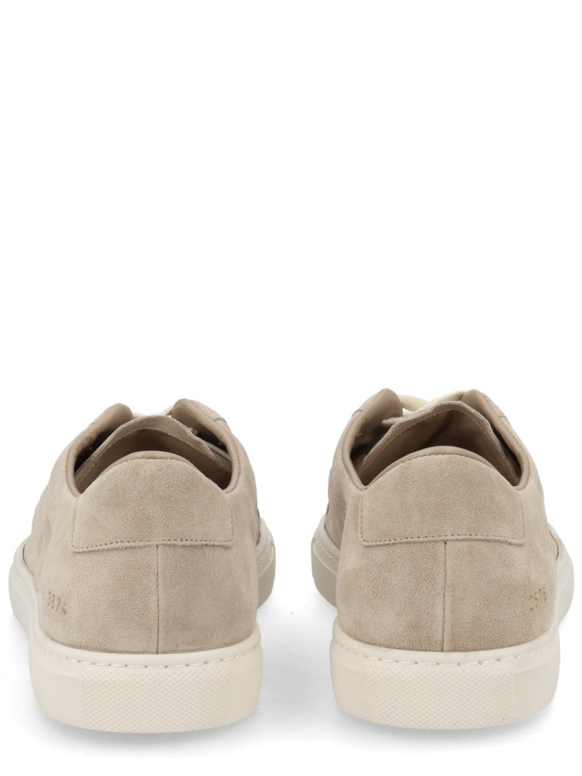 Beige Lace-up Sneakers 4