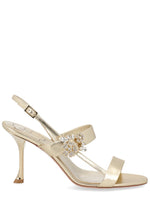Golden Slingback Heels 1