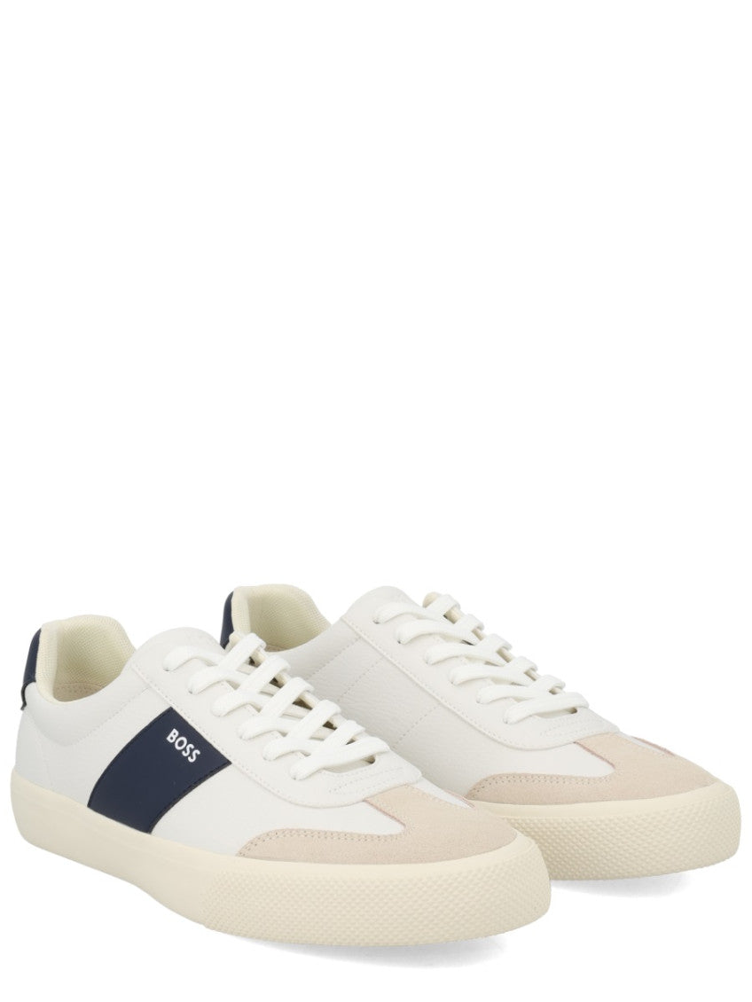 White Logo Sneakers 2