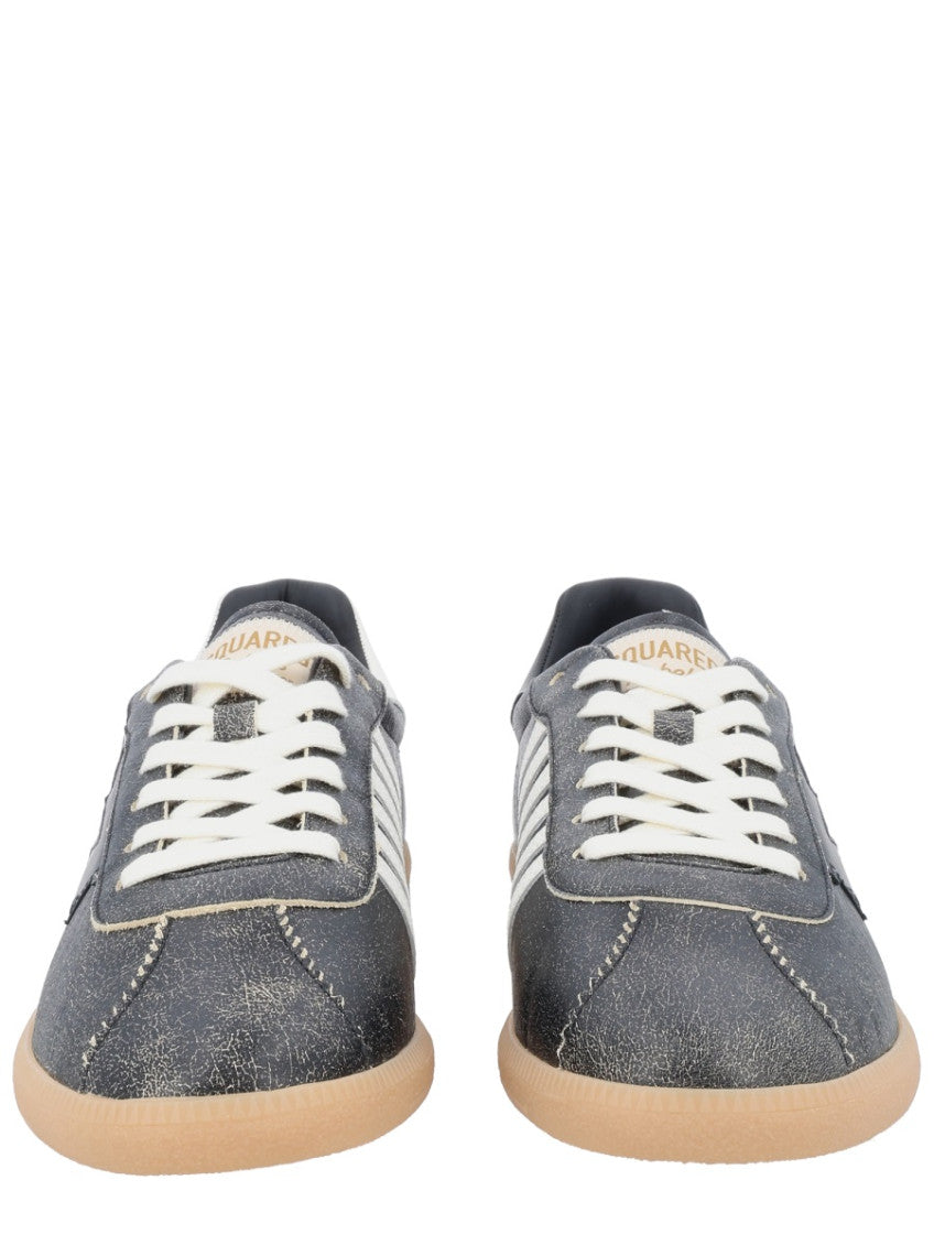 Black Distressed Rebels Sneakers 3