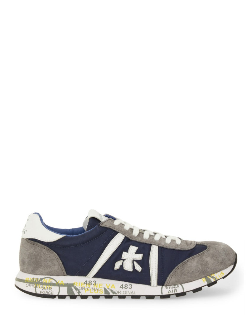 Blue Color Block Sneakers 2
