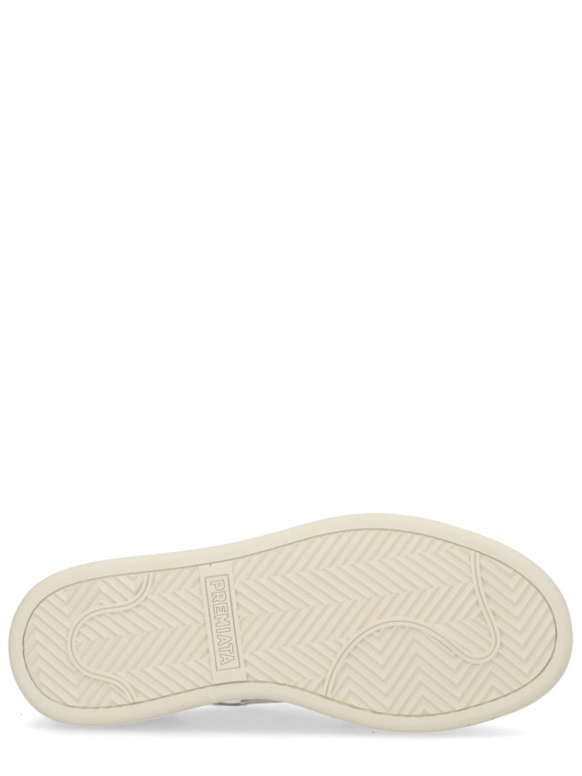 White Color Block Sneakers 6