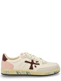 White Color Block Sneakers 1