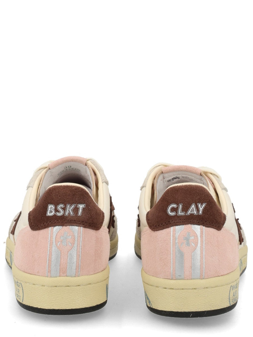 White Color Block Sneakers 4