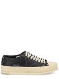 Black Solid Vincent Sneakers 1