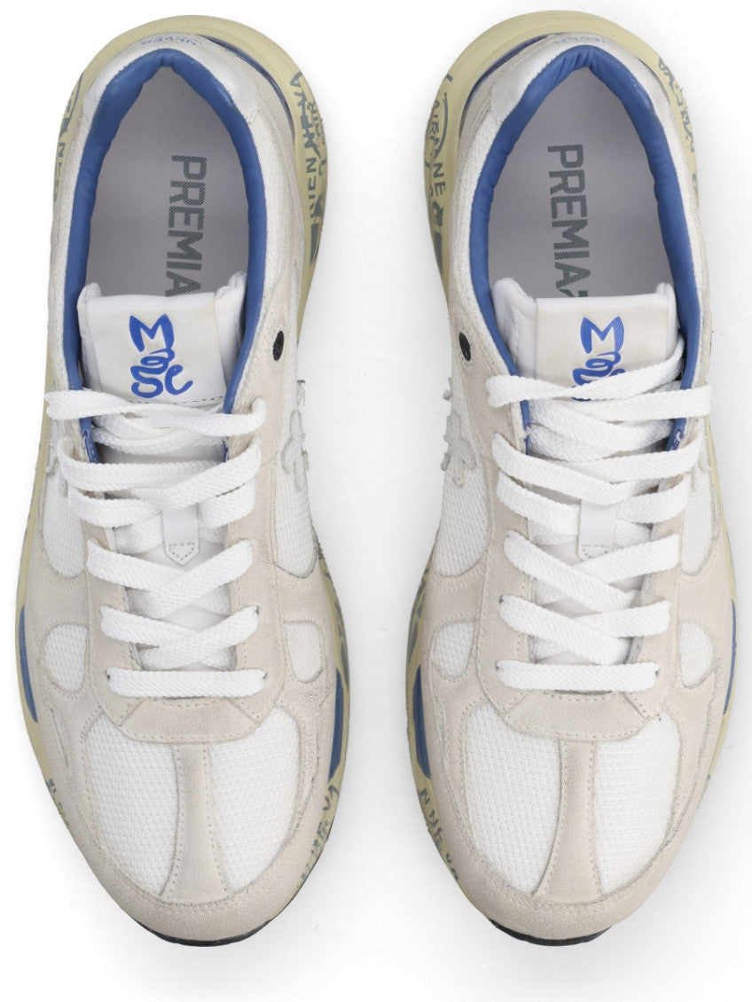 White Solid Mase-25 Sneakers 6