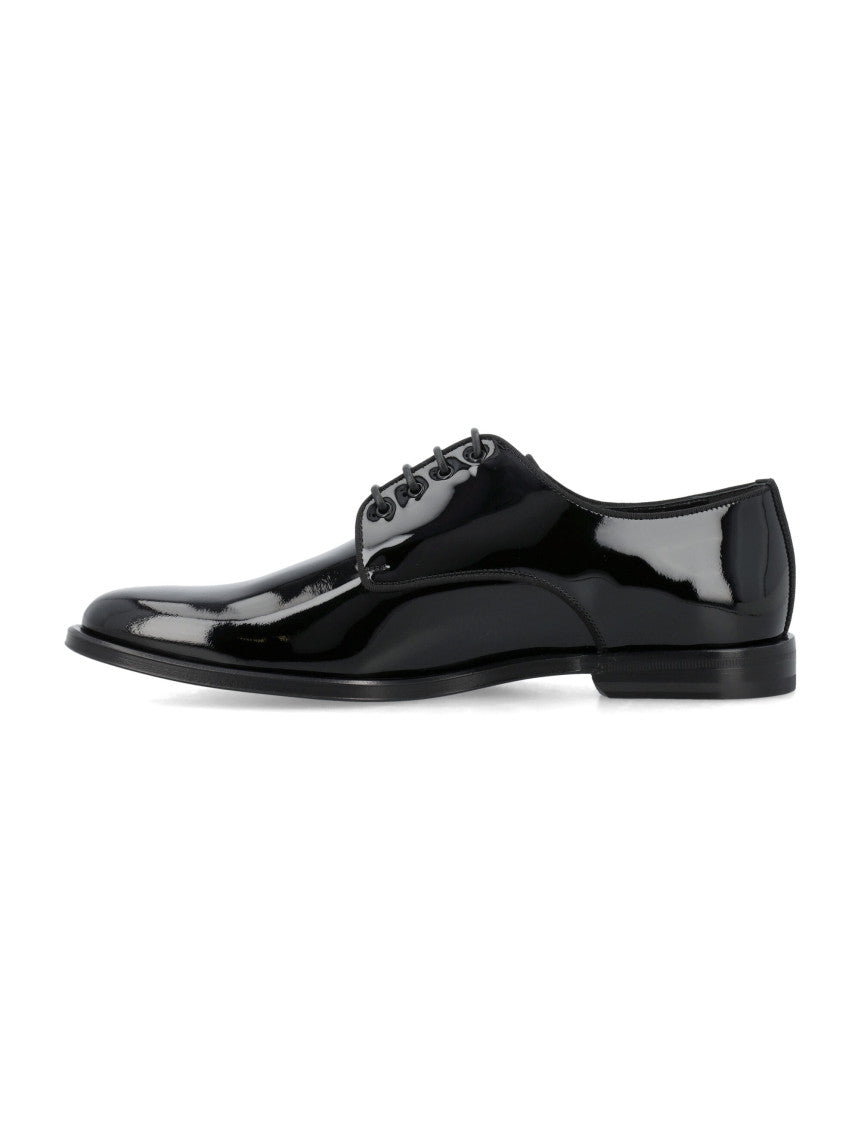 Black Leather Lace-up Shoes 3