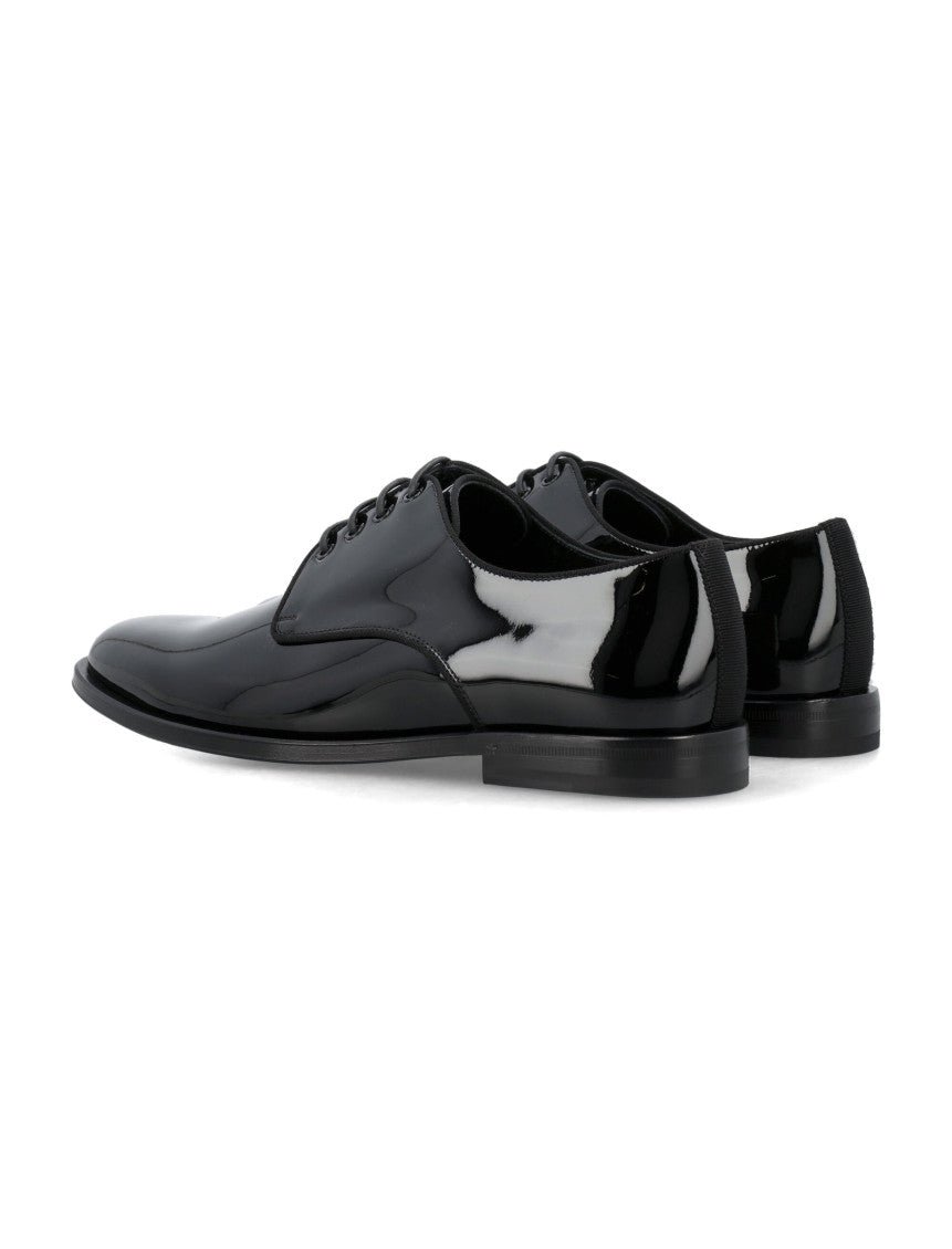 Black Leather Lace-up Shoes 4