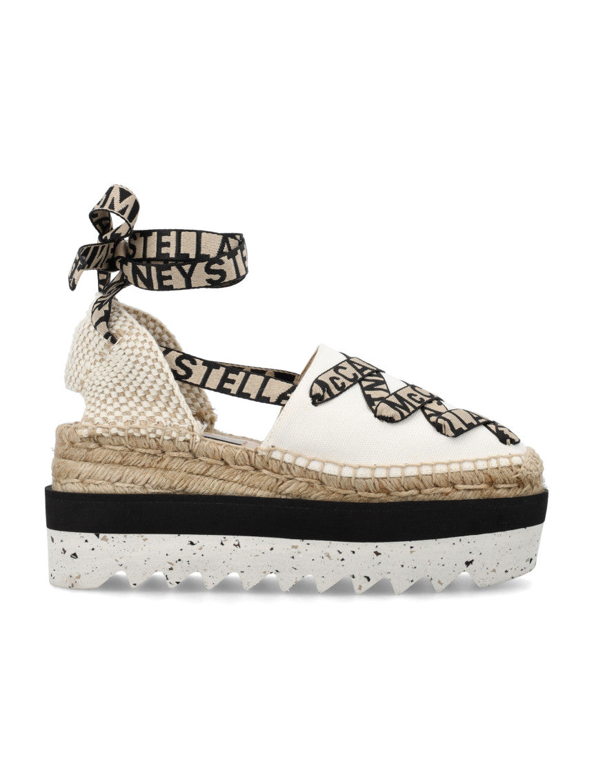 White Round Toe Espadrilles 1