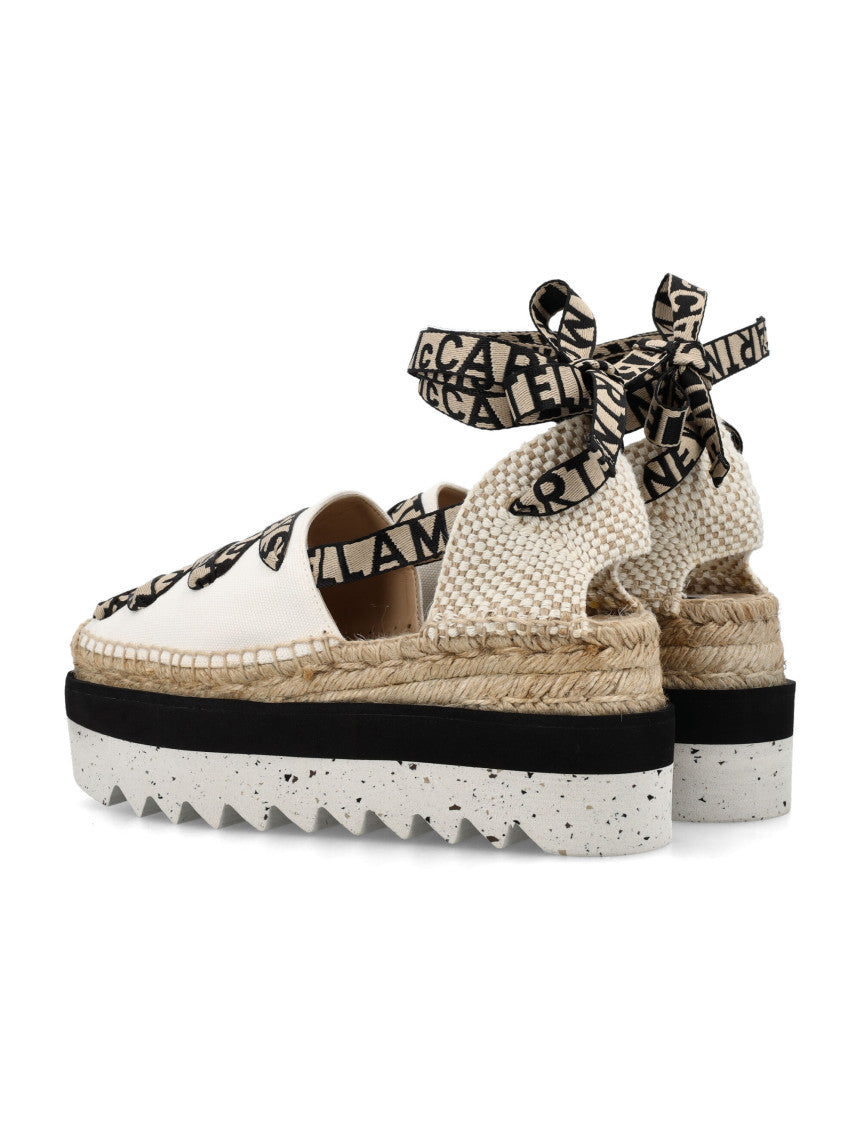 White Round Toe Espadrilles 4