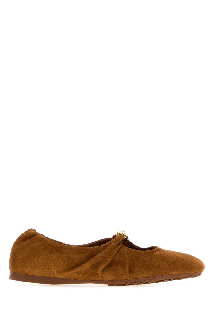 Light Brown Slip On Ballet Flats 1