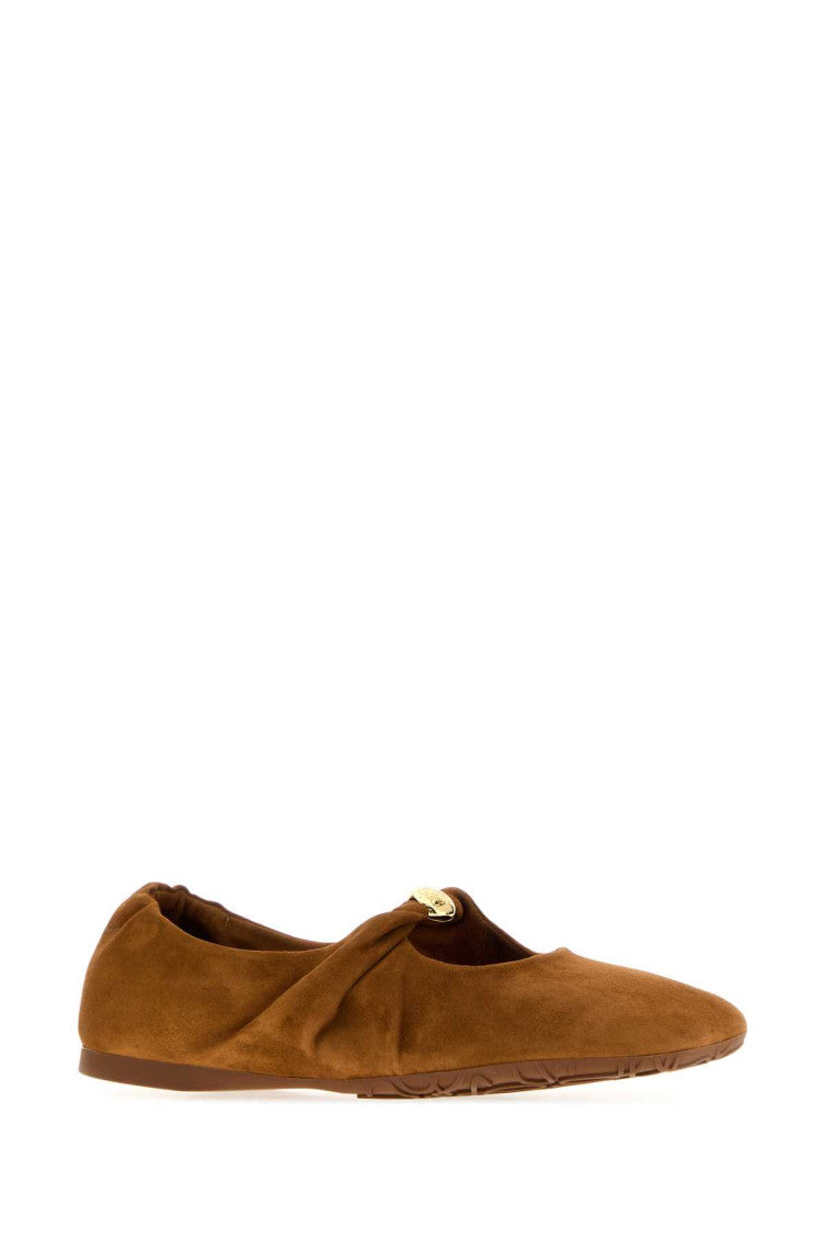 Light Brown Slip On Ballet Flats 2