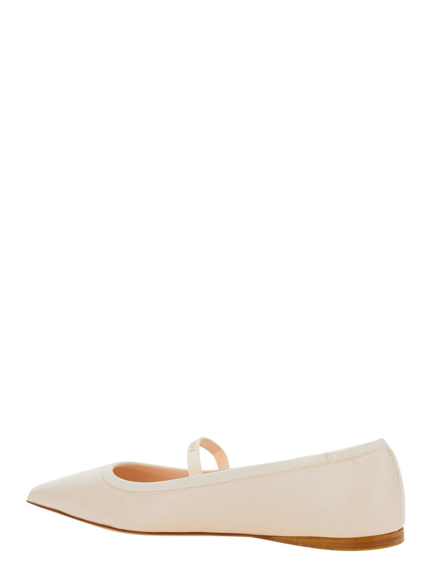 Light Pink Logo Ballet Flats 3