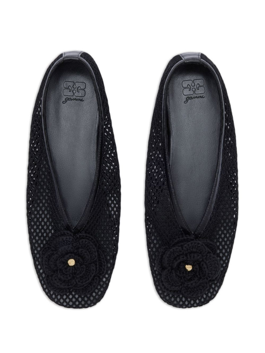 Black Slip On Ballet Flats 3