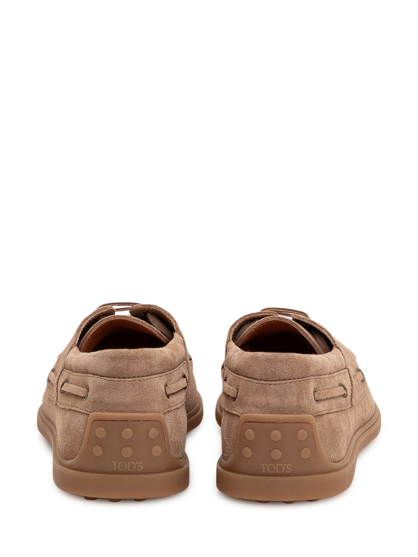 Brown Solid Loafers 3